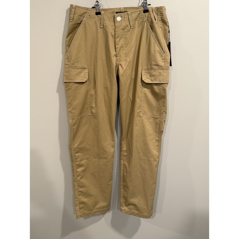 True Religion Cargo Pants Men's 32 Travertine Cotton Relaxed Fit Utility Pockets